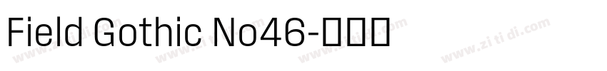 Field Gothic No46字体转换